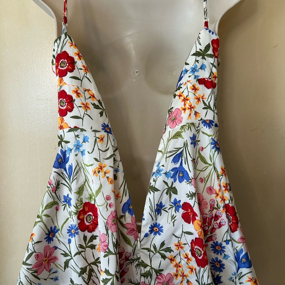 Skies Are Blue Floral Tiered Maxi Dress size XS - Picture 9 of 11